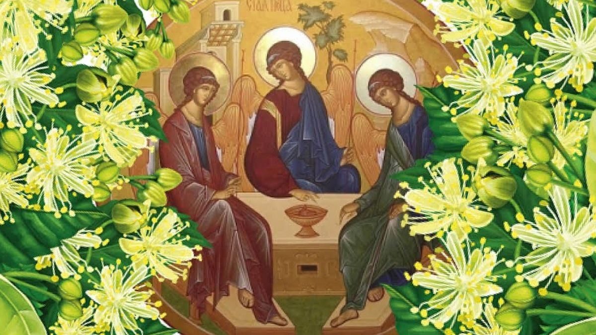 Icon of the Holy Trinity (Zeleni Sviata, Pentecost)